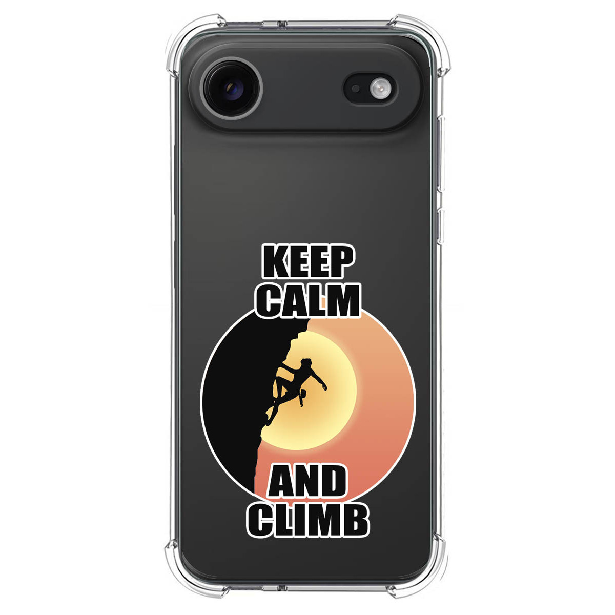 Funda Silicona Antigolpes para Iphone 17 Air (6.5) diseño Mujer Escalada Dibujos