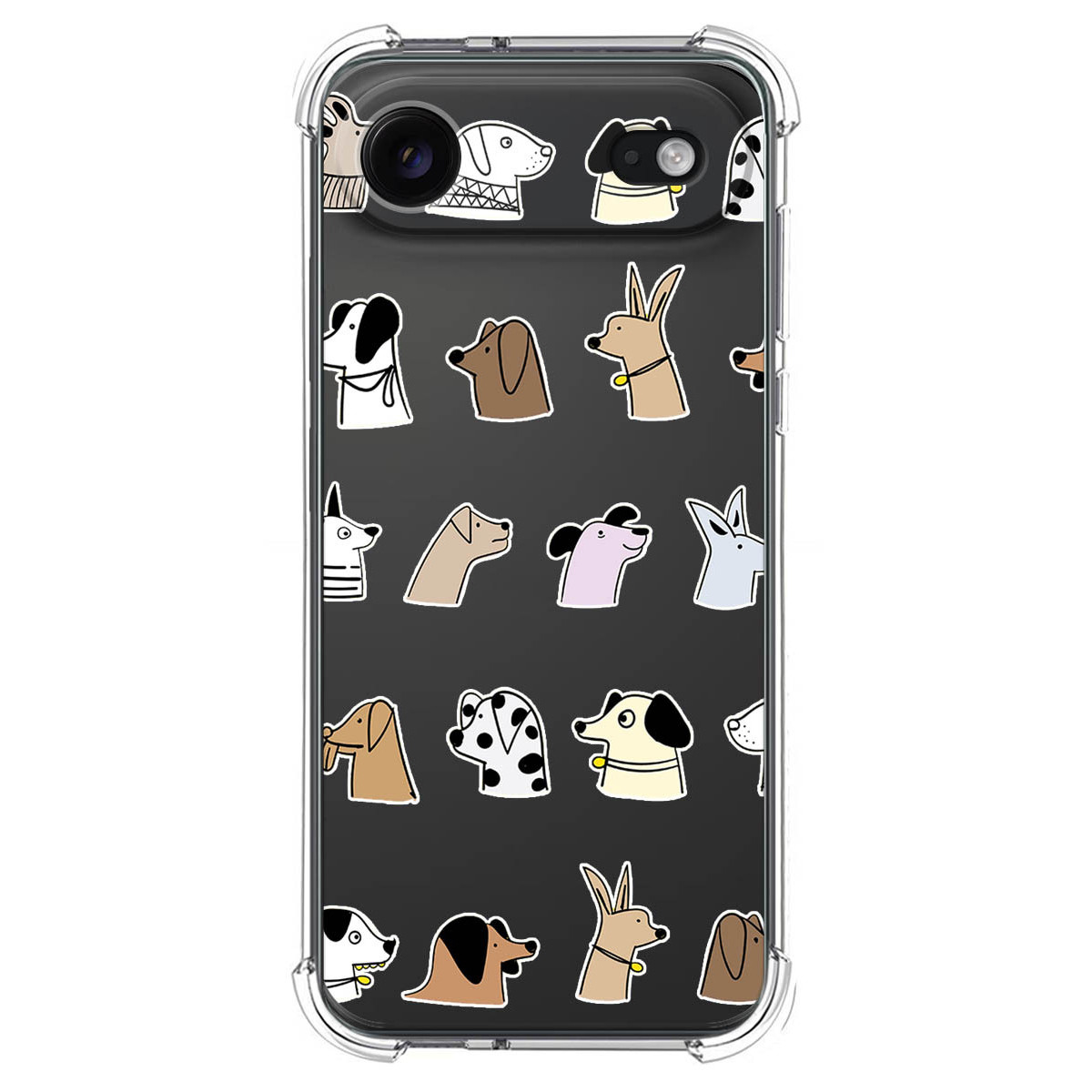 Funda Silicona Antigolpes para Iphone 17 Air (6.5) diseño Perros Dibujos