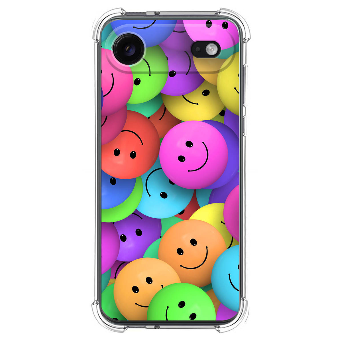 Funda Silicona Antigolpes para Iphone 17 Air (6.5) diseño Smile Dibujos