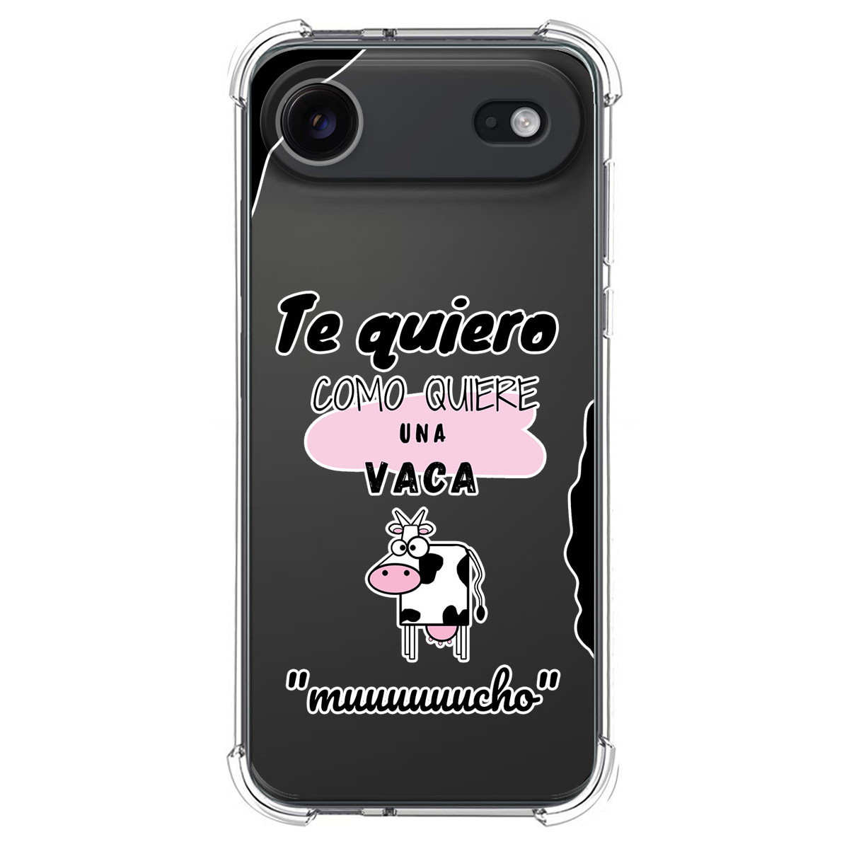 Funda Silicona Antigolpes para Iphone 17 Air (6.5) diseño Vaca Dibujos