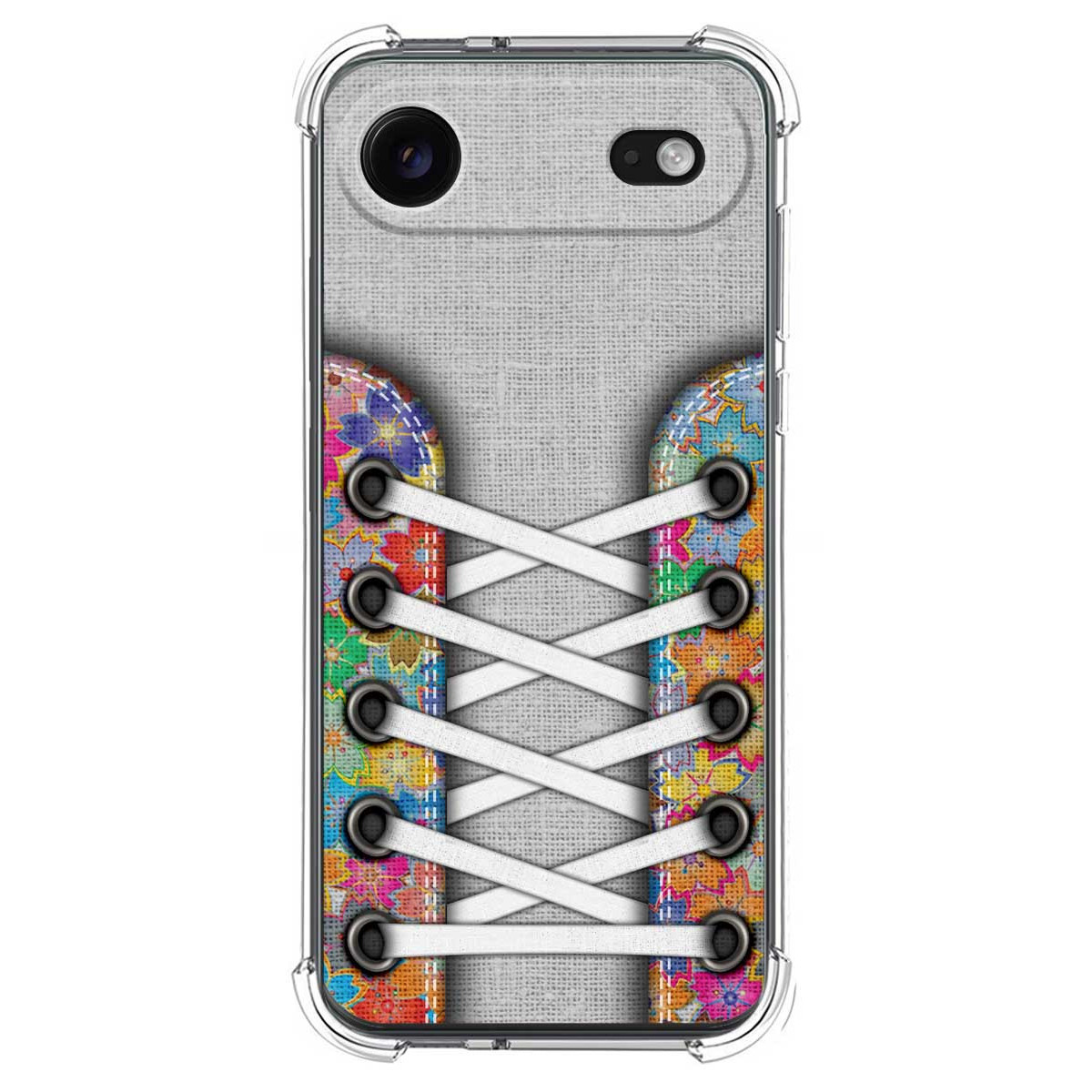 Funda Silicona Antigolpes para Iphone 17 Air (6.5) diseño Zapatillas 04 Dibujos