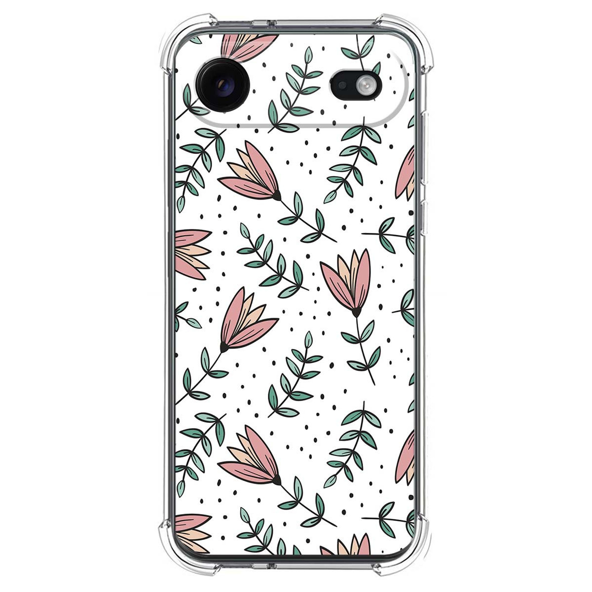Funda Silicona Antigolpes para Iphone 17 Air (6.5) diseño Flores 01 Dibujos