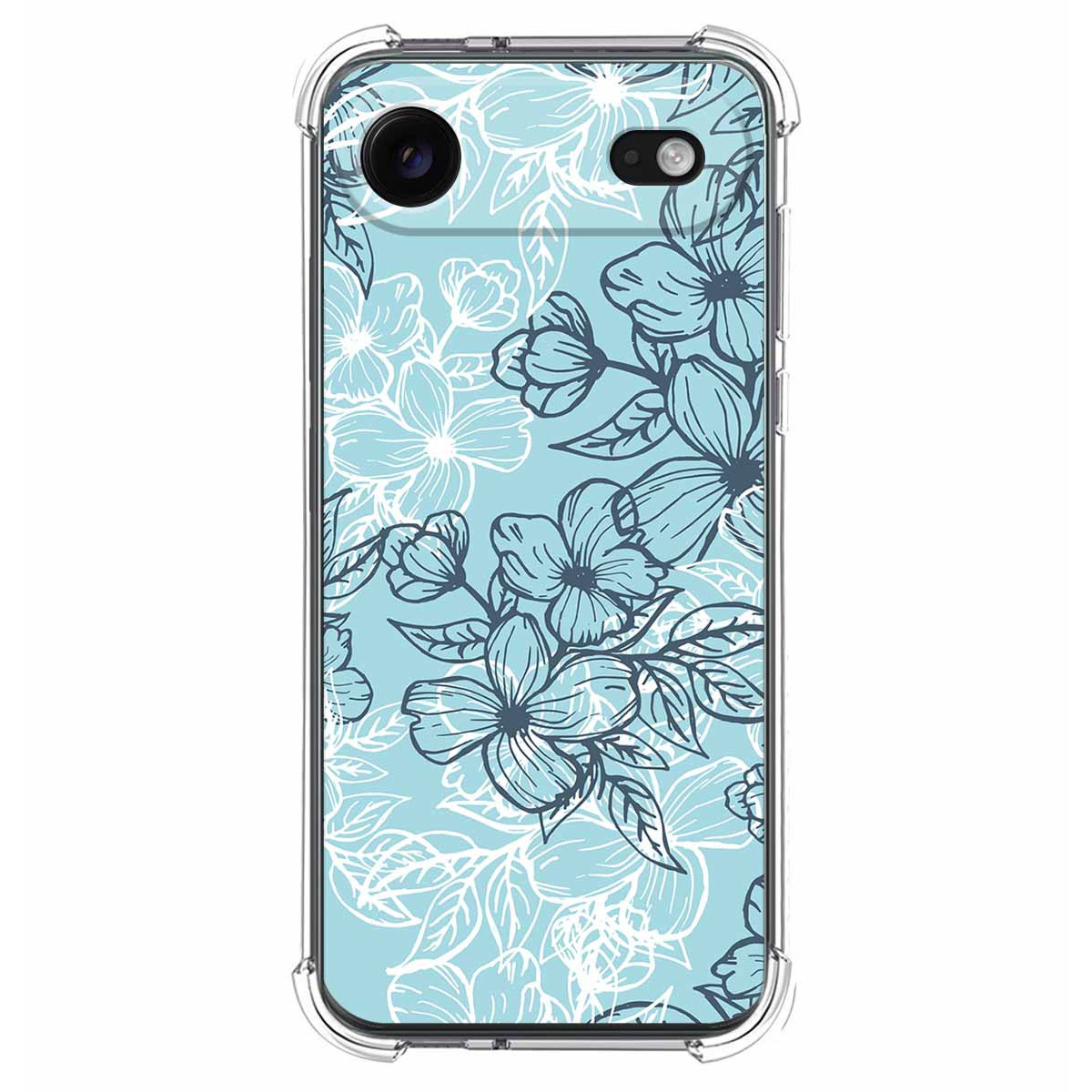 Funda Silicona Antigolpes para Iphone 17 Air (6.5) diseño Flores 03 Dibujos