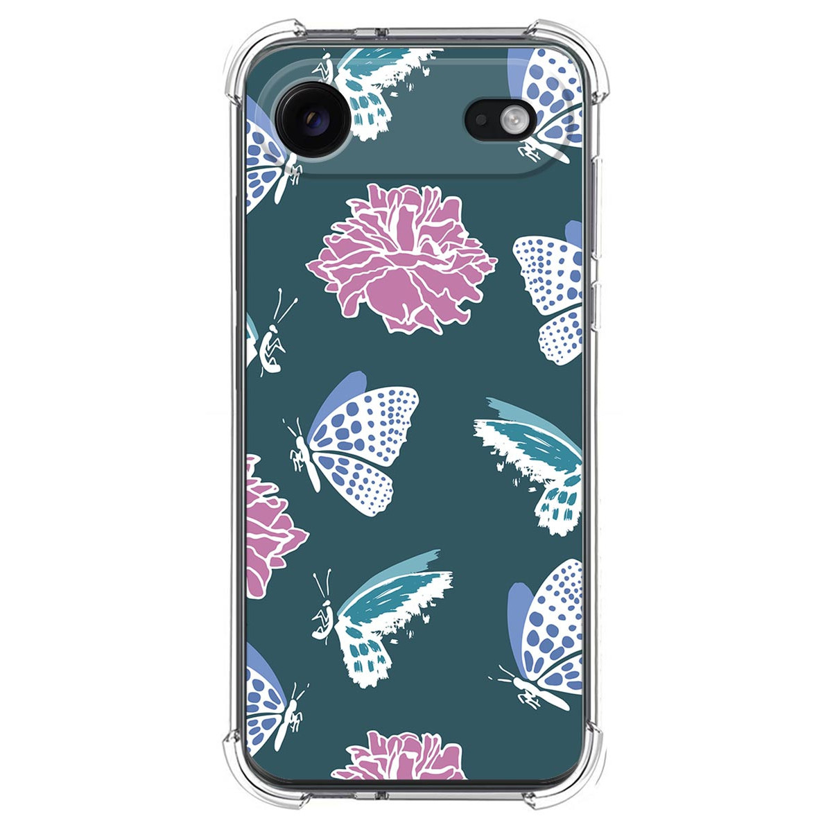 Funda Silicona Antigolpes para Iphone 17 Air (6.5) diseño Flores 10 Dibujos