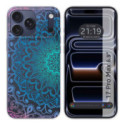 Funda Silicona Transparente para Iphone 17 Pro Max (6.9) diseño Mandala Dibujos