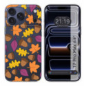 Funda Silicona Transparente para Iphone 17 Pro Max (6.9) diseño Otoño Dibujos