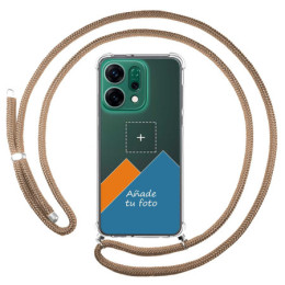 Personaliza tu Funda Colgante Transparente para Oppo Reno 14 5G con Cordon Camel Dibujo Personalizada