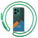 Personaliza tu Funda Colgante Transparente para Oppo Reno 14 5G con Cordon Verde Agua Dibujo Personalizada