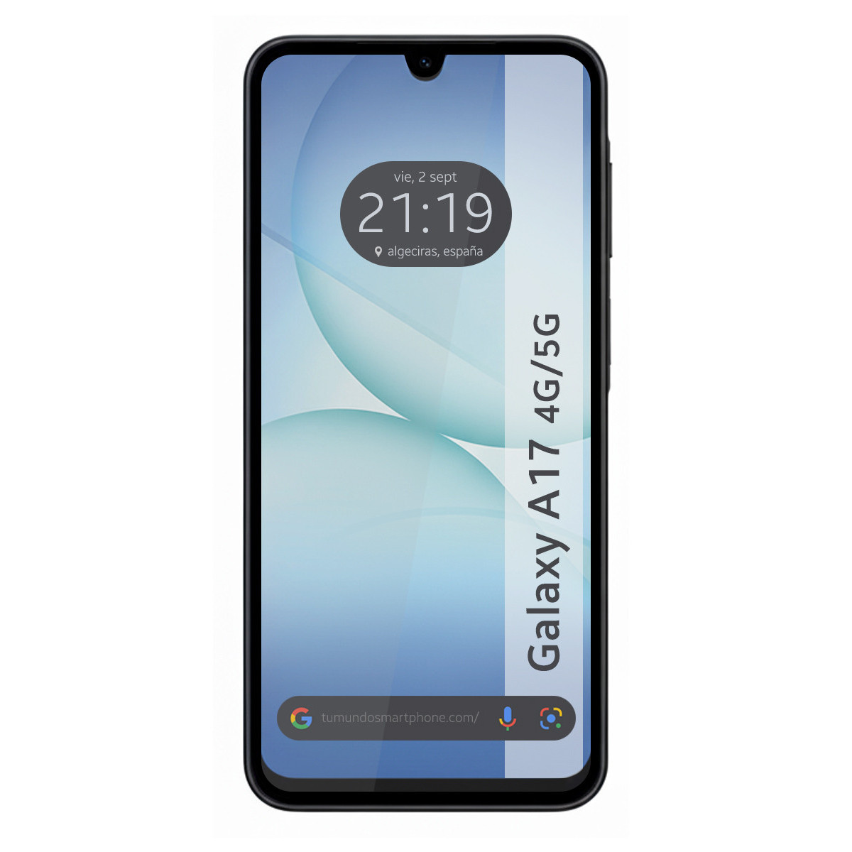 Protector Cristal Templado Completo 5D Full Glue Negro para Samsung Galaxy A17 4G / 5G Vidrio