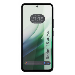 Protector Cristal Templado Completo 5D Full Glue Negro para Xiaomi Redmi 15 4G / 5G Vidrio 2