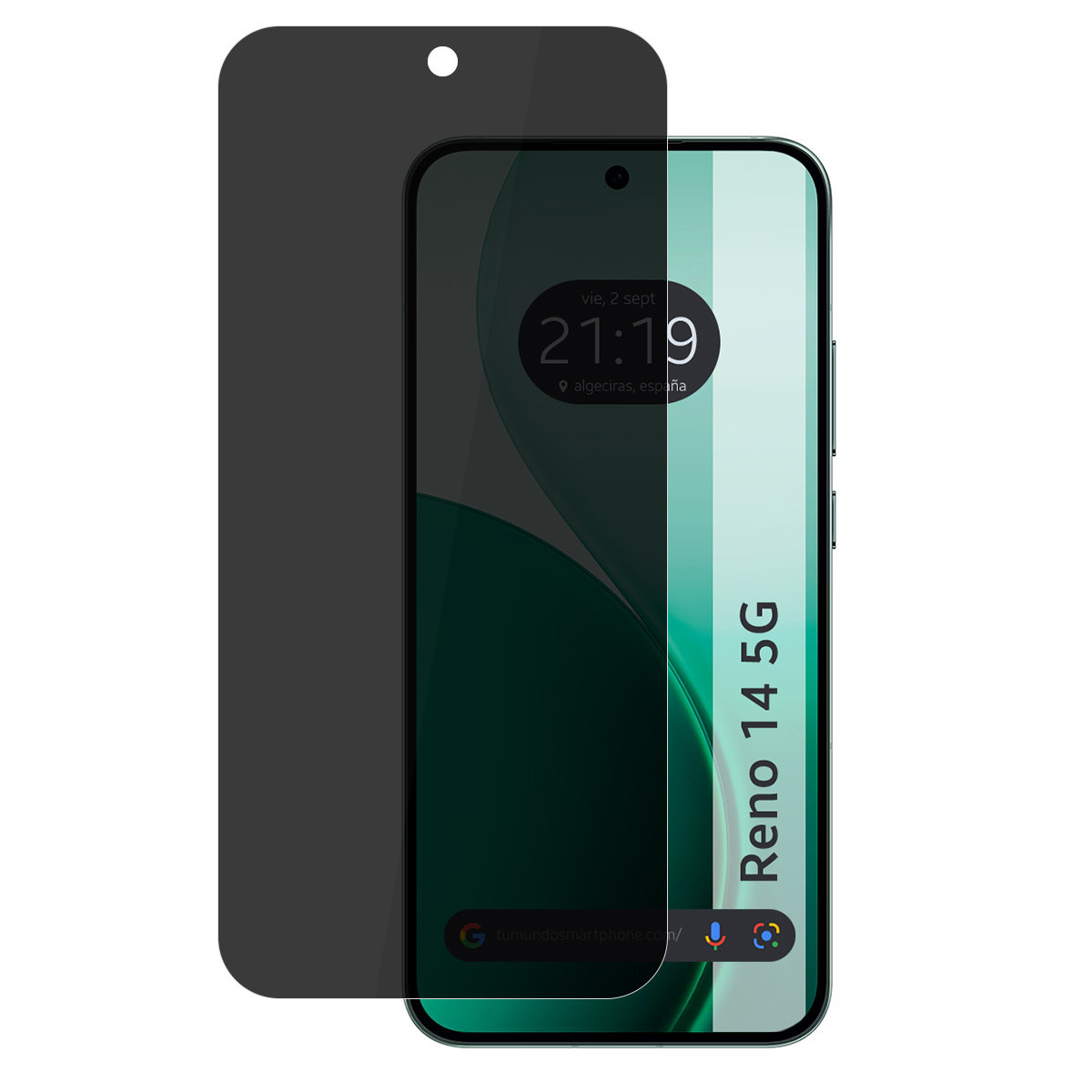 Protector Pantalla Hidrogel Privacidad Antiespías para Oppo Reno 14 5G