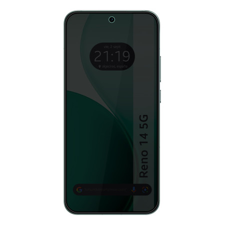 Protector Pantalla Hidrogel Privacidad Antiespías para Oppo Reno 14 5G
