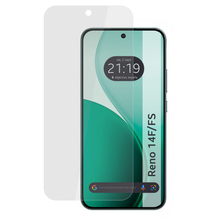Protector Pantalla Hidrogel Mate Antihuellas para Oppo Reno 14 F / 14F 5G