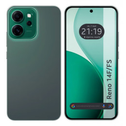Funda Silicona Gel TPU Transparente para Oppo Reno 14 FS / 14FS 5G
