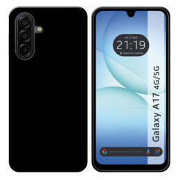 Funda Silicona Gel TPU Negra para Samsung Galaxy A17 4G / 5G