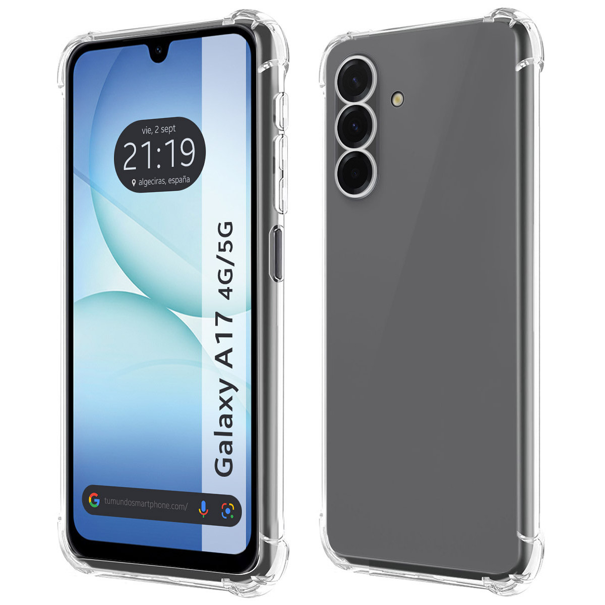 Funda Silicona Antigolpes Transparente para Samsung Galaxy A17 4G / 5G