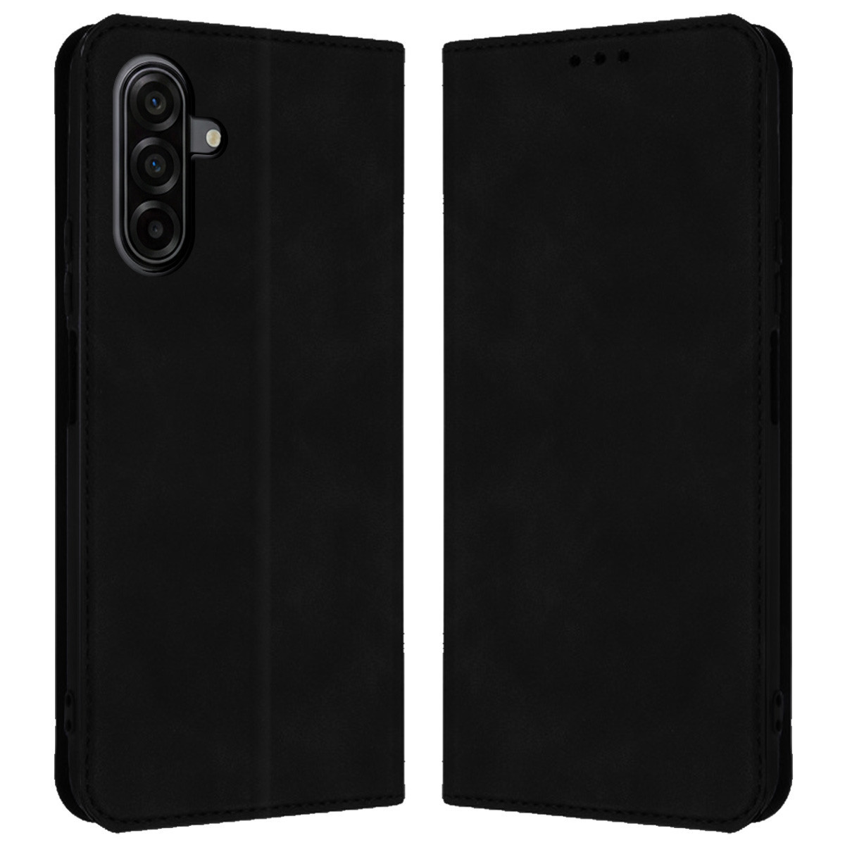 Funda Libro de Polipiel con tarjetero para Samsung Galaxy A17 4G / 5G color Negra