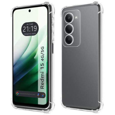 Funda Silicona Antigolpes Transparente para Xiaomi Redmi 15 4G / 5G