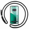 Funda Colgante Transparente para Oppo Reno 14 5G con Cordon Negro