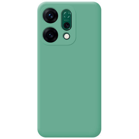 Funda Silicona Líquida Ultra Suave para Oppo Reno 14 5G color Verde