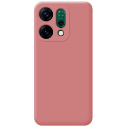 Funda Silicona Líquida Ultra Suave para Oppo Reno 14 5G color Rosa 2