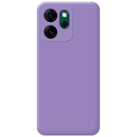 Funda Silicona Líquida Ultra Suave para Oppo Reno 14 F / 14F 5G color Morada