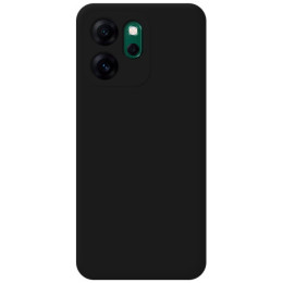 Funda Silicona Líquida Ultra Suave para Oppo Reno 14 F / 14F 5G color Negra 2