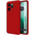 Funda Silicona Líquida Ultra Suave para Oppo Reno 14 F / 14F 5G color Roja