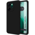 Funda Silicona Líquida Ultra Suave para Oppo Reno 14 FS / 14FS 5G color Negra
