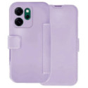 Funda Silicona Suave con Tapa para Oppo Reno 14 FS / 14FS 5G color Morada