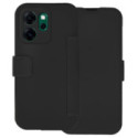Funda Silicona Suave con Tapa para Oppo Reno 14 FS / 14FS 5G color Negra