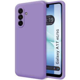 Funda Silicona Líquida Ultra Suave para Samsung Galaxy A17 4G / 5G color Morada