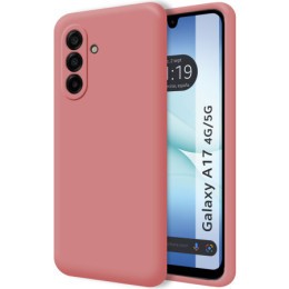 Funda Silicona Líquida Ultra Suave para Samsung Galaxy A17 4G / 5G color Rosa