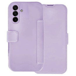Funda Silicona Suave con Tapa para Samsung Galaxy A17 4G / 5G color Morada