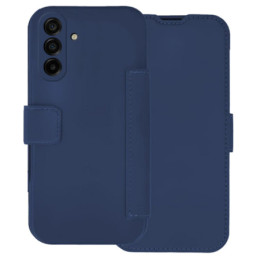 Funda Silicona Suave con Tapa para Samsung Galaxy A17 4G / 5G color Azul