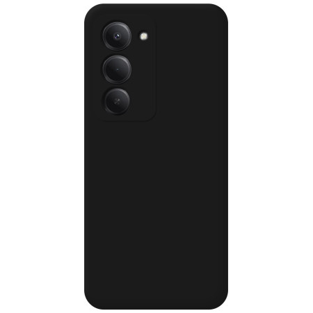 Funda Silicona Líquida Ultra Suave para Xiaomi Redmi 15 4G / 5G color Negra