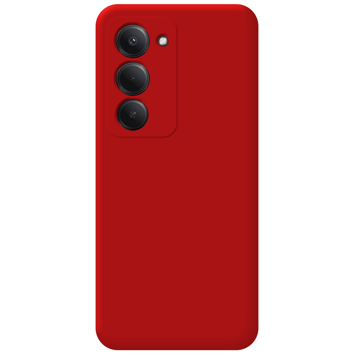 Funda Silicona Líquida Ultra Suave para Xiaomi Redmi 15 4G / 5G color Roja