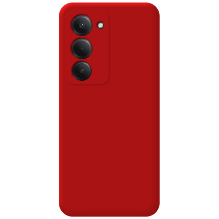 Funda Silicona Líquida Ultra Suave para Xiaomi Redmi 15 4G / 5G color Roja