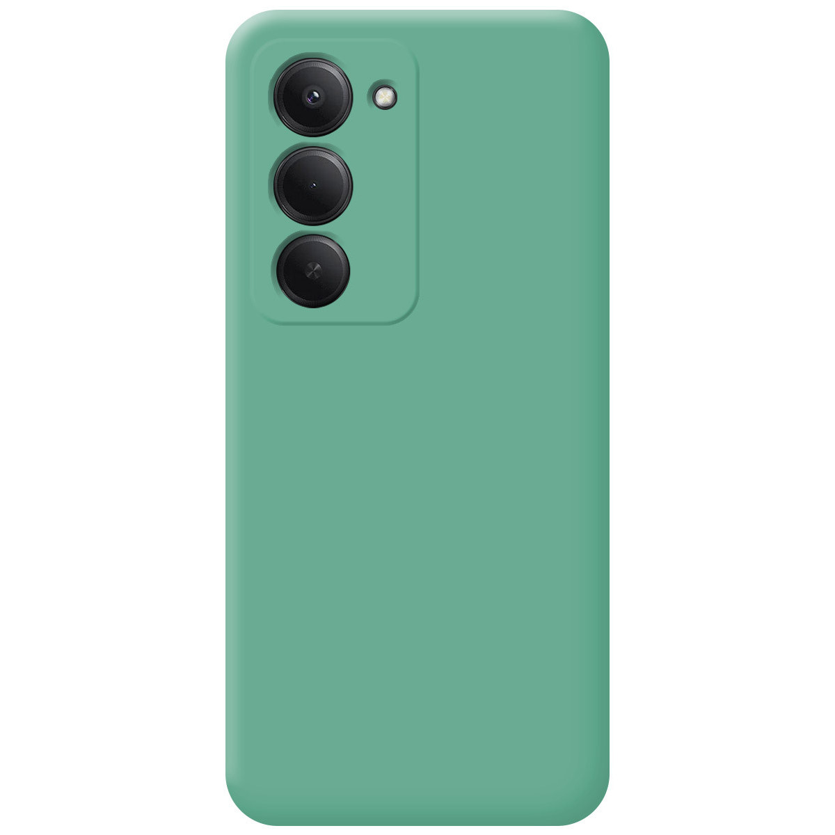 Funda Silicona Líquida Ultra Suave para Xiaomi Redmi 15 4G / 5G color Verde