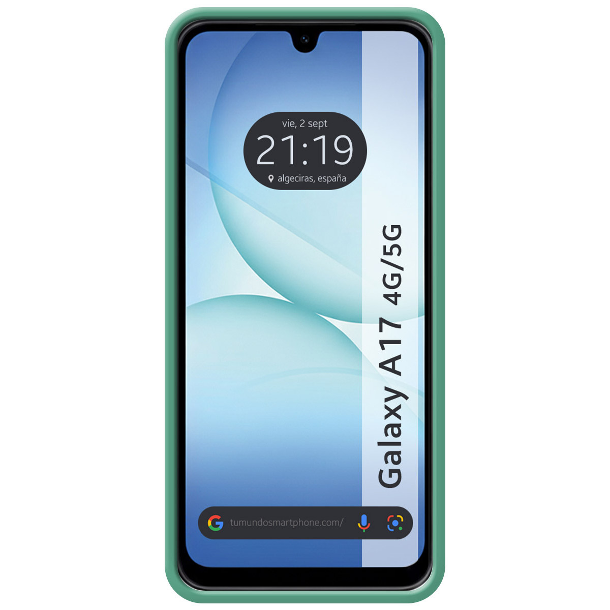 Funda Silicona Líquida Ultra Suave para Samsung Galaxy A17 4G / 5G color Verde