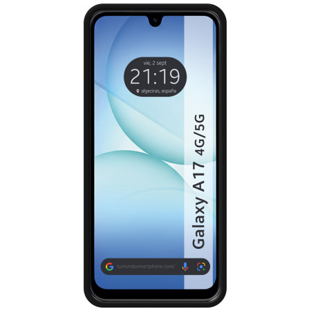 Funda Silicona Líquida Ultra Suave para Samsung Galaxy A17 4G / 5G color Negra