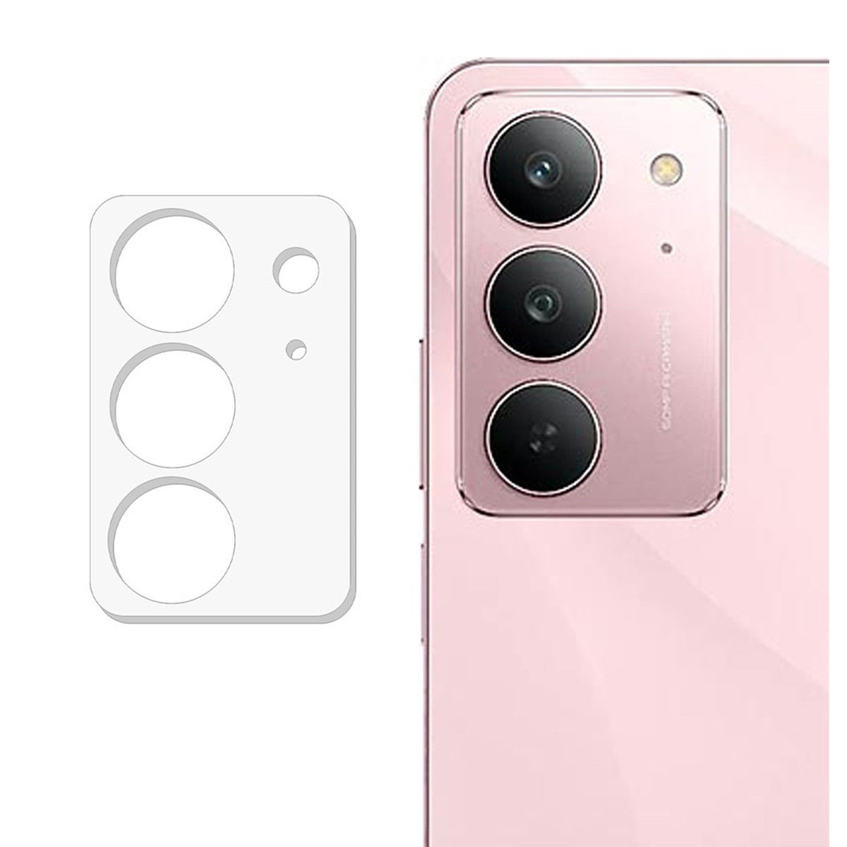 Protector Cristal Templado Cámara Trasera para Realme C75 Vidrio