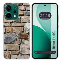 Funda Silicona para Oppo Reno 14 5G diseño Ladrillo 03 Dibujos