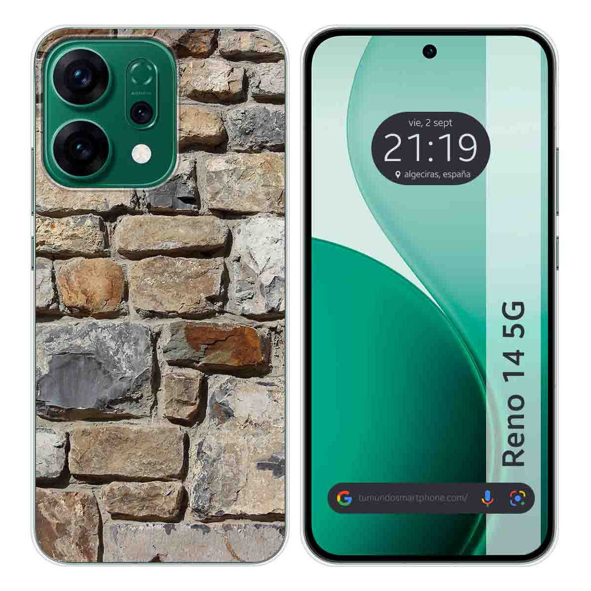 Funda Silicona para Oppo Reno 14 5G diseño Ladrillo 03 Dibujos