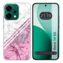 Funda Silicona para Oppo Reno 14 5G diseño Mármol 03 Dibujos