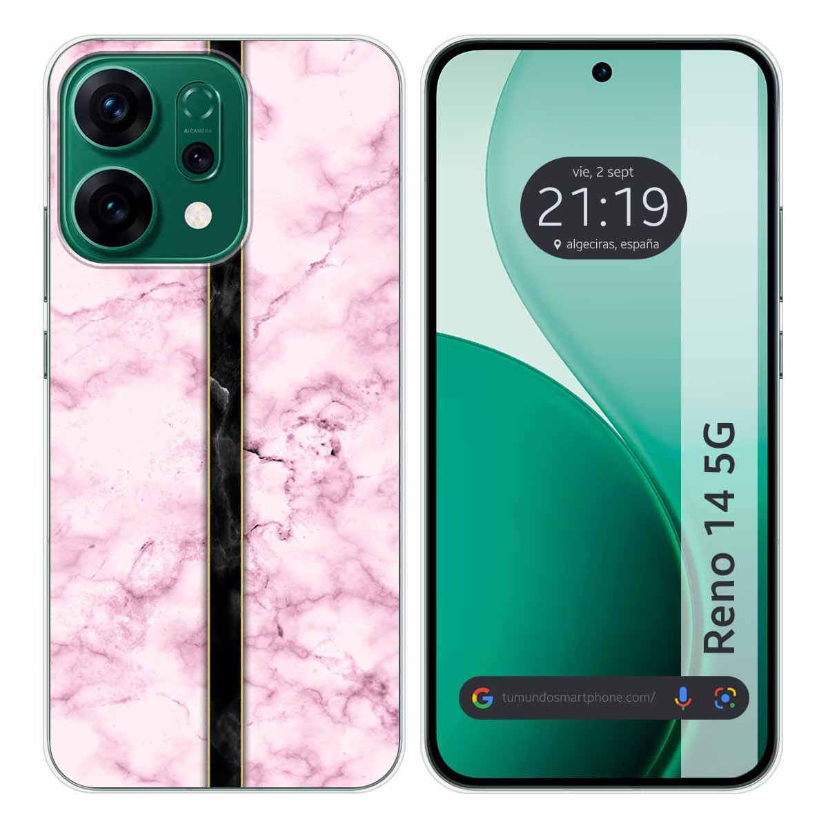Funda Silicona para Oppo Reno 14 5G diseño Mármol 04 Dibujos