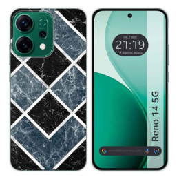 Funda Silicona para Oppo Reno 14 5G diseño Mármol 06 Dibujos