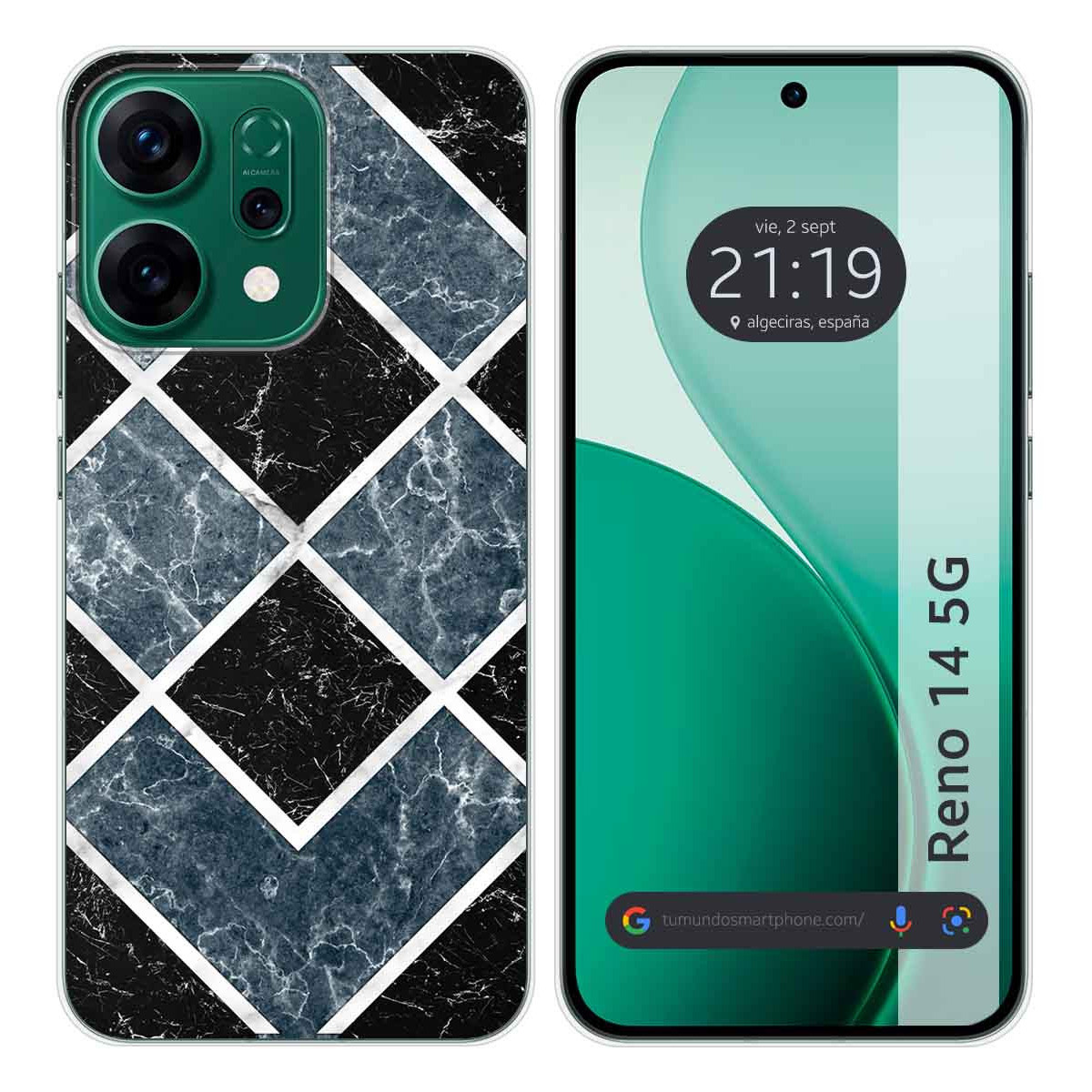 Funda Silicona para Oppo Reno 14 5G diseño Mármol 06 Dibujos
