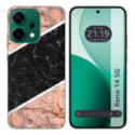 Funda Silicona para Oppo Reno 14 5G diseño Mármol 07 Dibujos