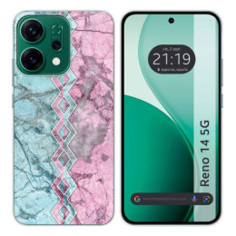 Funda Silicona para Oppo Reno 14 5G diseño Mármol 08 Dibujos